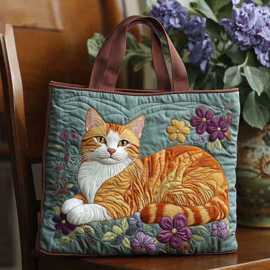 Handmade Bag - Red Cat