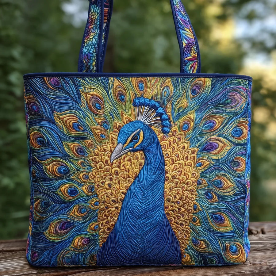 Artisanal Tote Bag - Royal Peacock