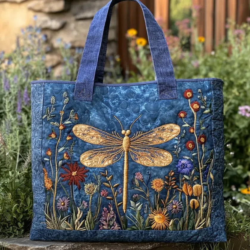 Knotted Bag - Golden Dragonfly