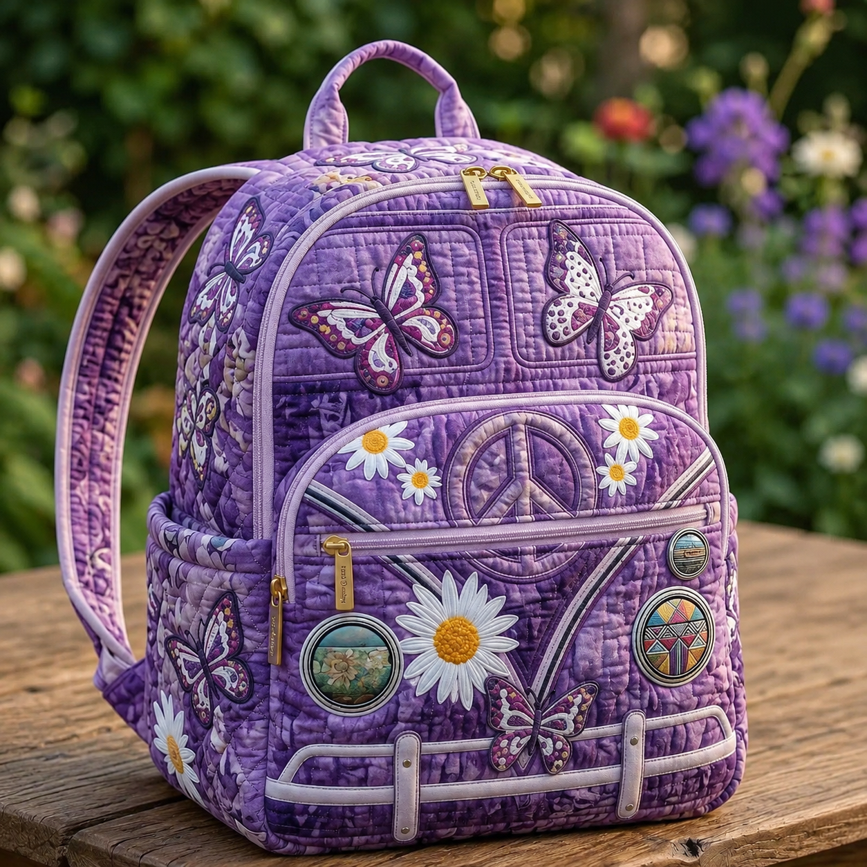 Bohemian Backpack — Butterflies & Peace