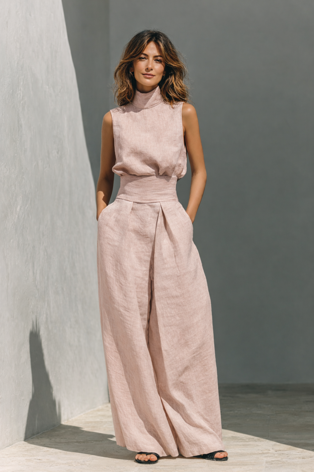 Maria™ | Elegant Wide-Leg Two-Piece Set