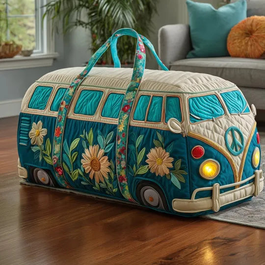 Travel Bag with Filling Hippie Van