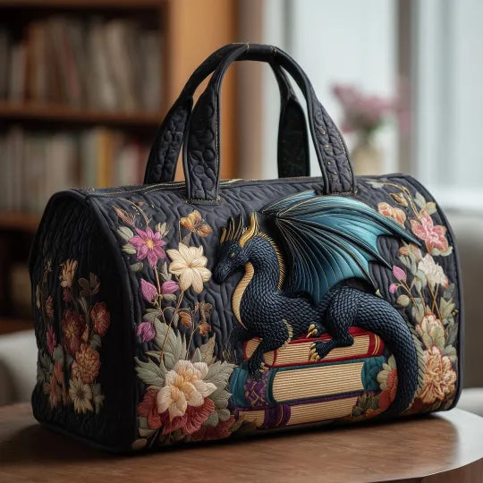 Travel Bag with Filling Literary Dragon