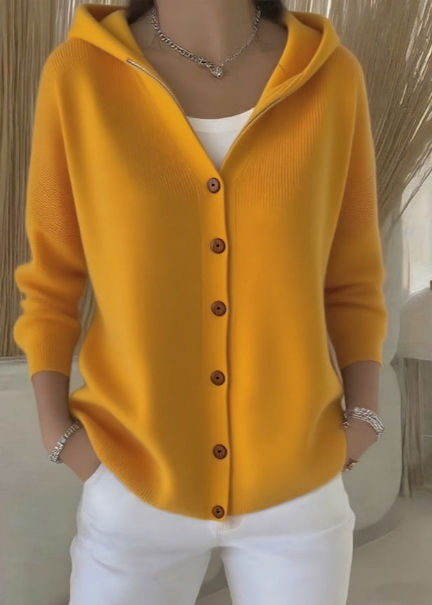 Amelia | Elegant Hooded Cardigan