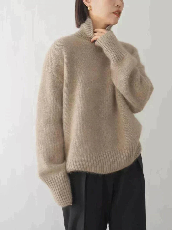 Isabella - High Collar Jumper