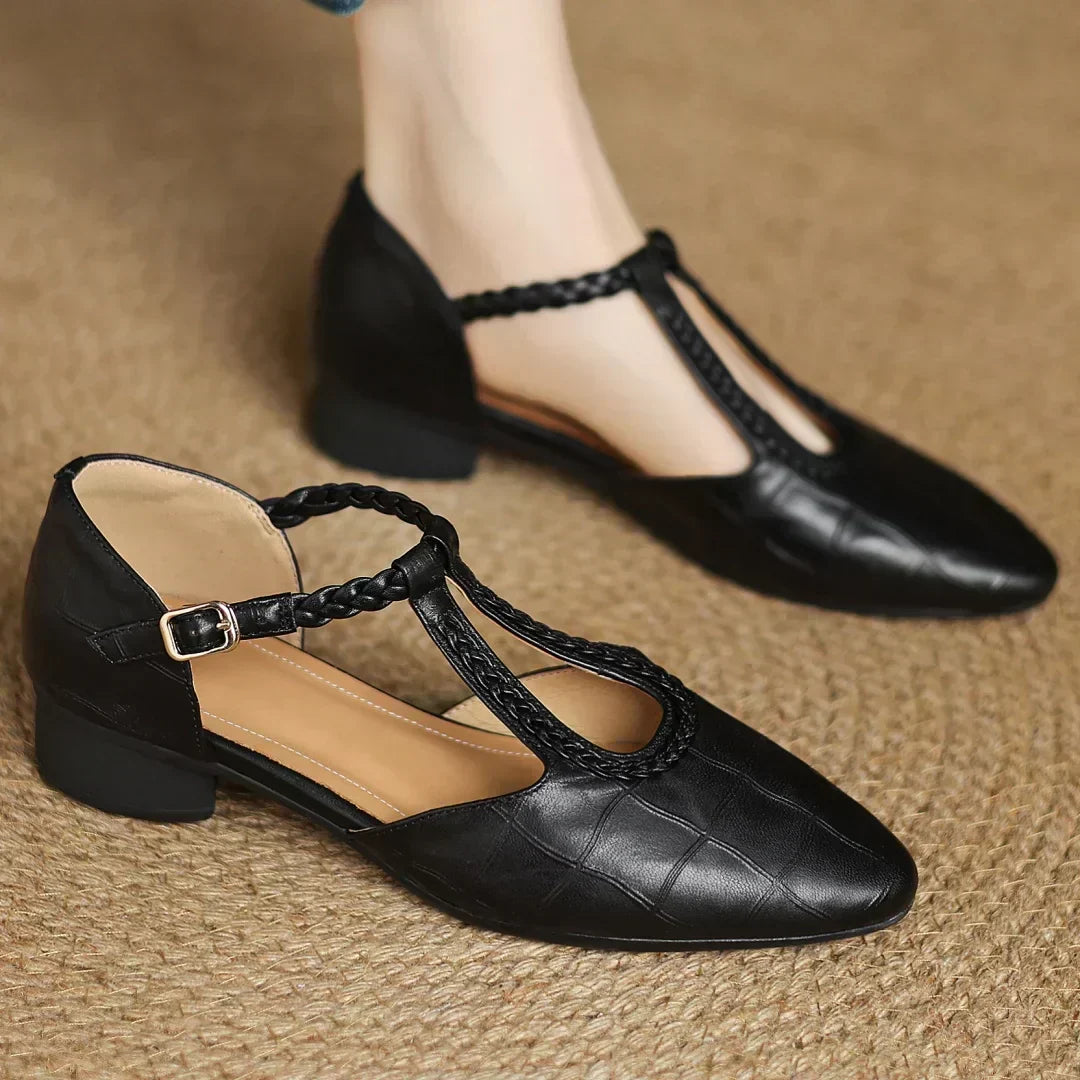 Eliana™ Elegant Leather Sandal