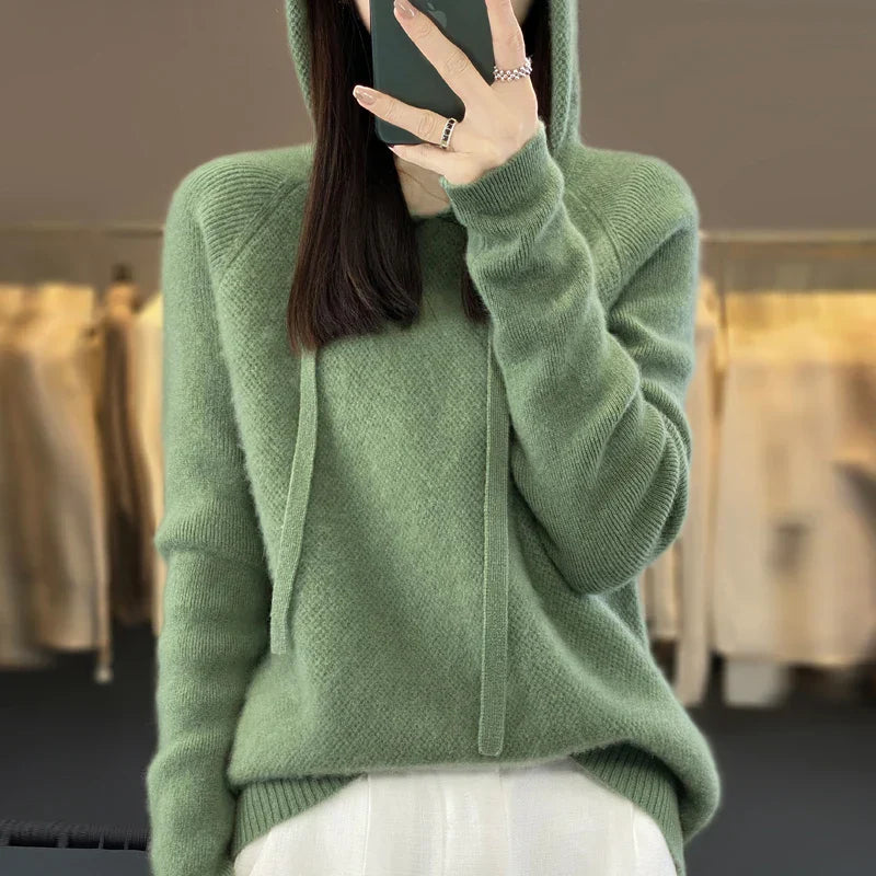 Hanna™ | Soft Merino Wool Hoodie