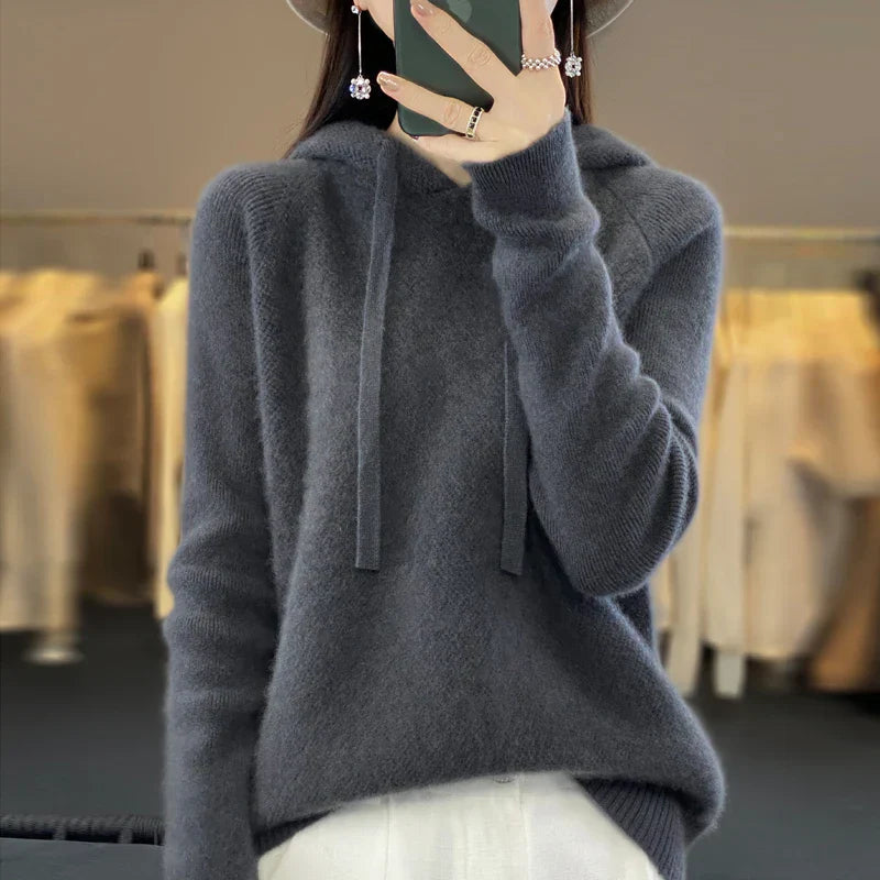 Hanna™ | Soft Merino Wool Hoodie
