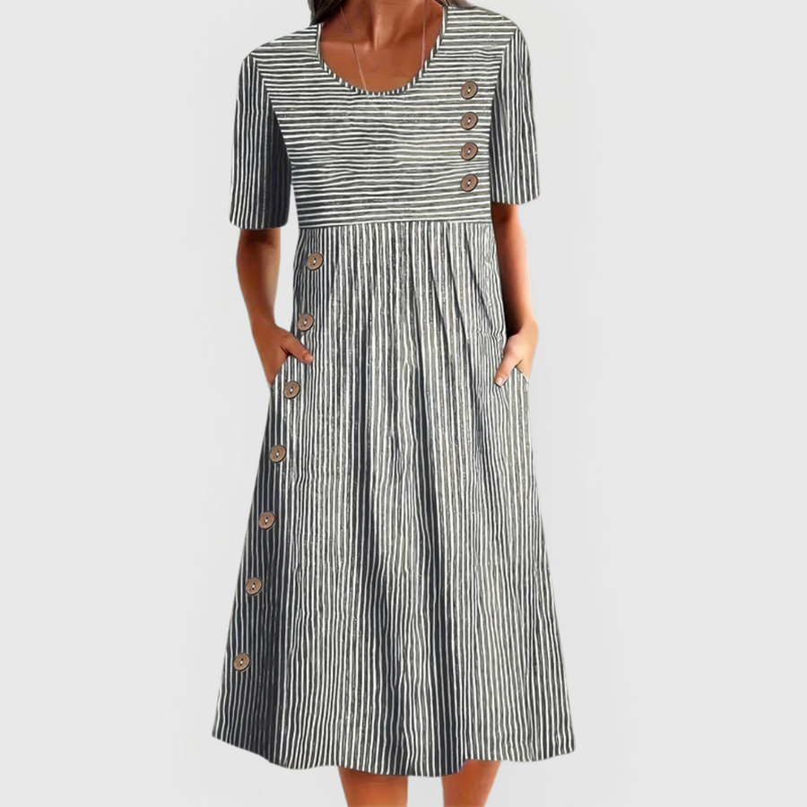 Jovie™ Striped Midi Dress
