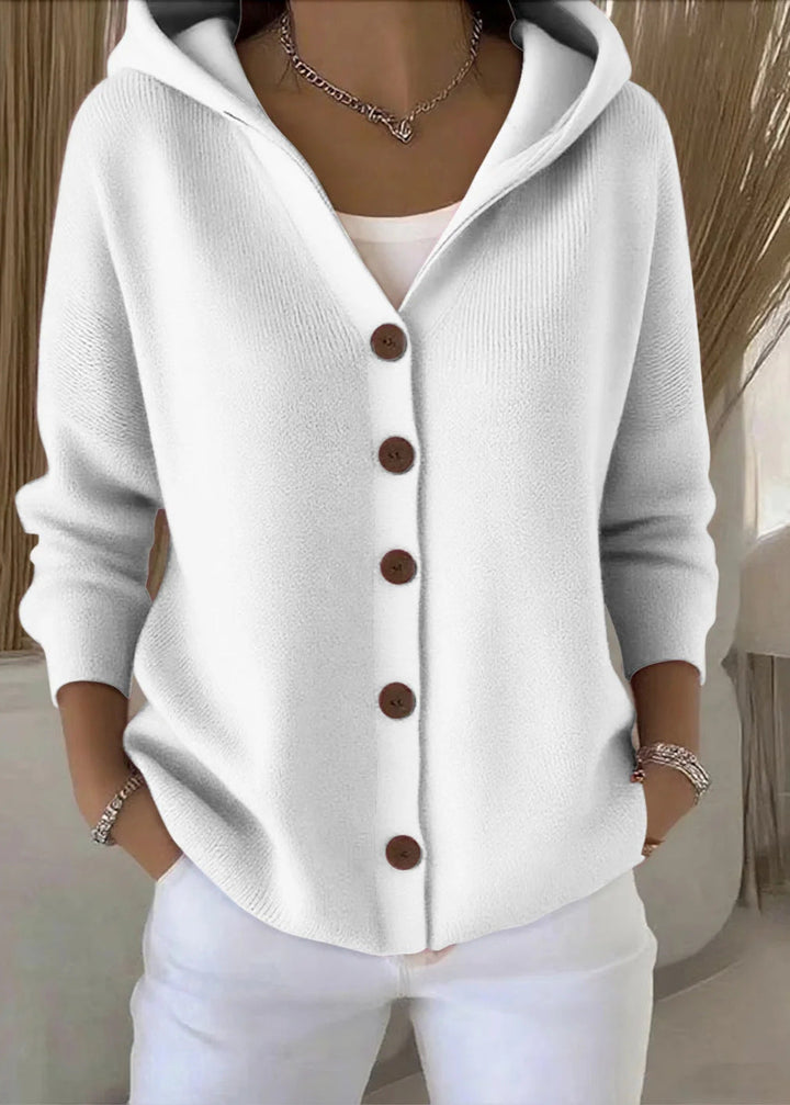 Amelia | Elegant Hooded Cardigan