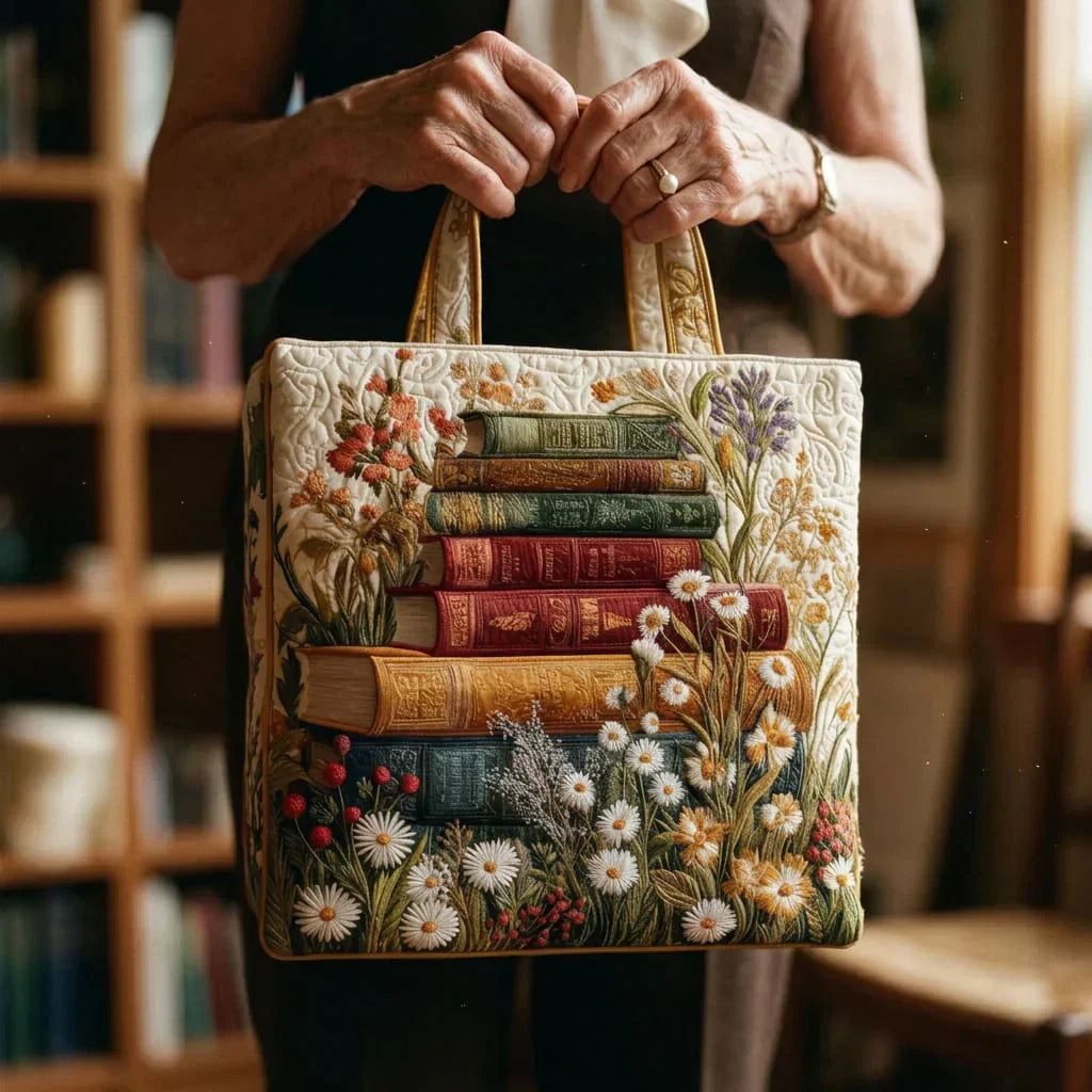Handmade Matelassé Bag - Floral Pattern
