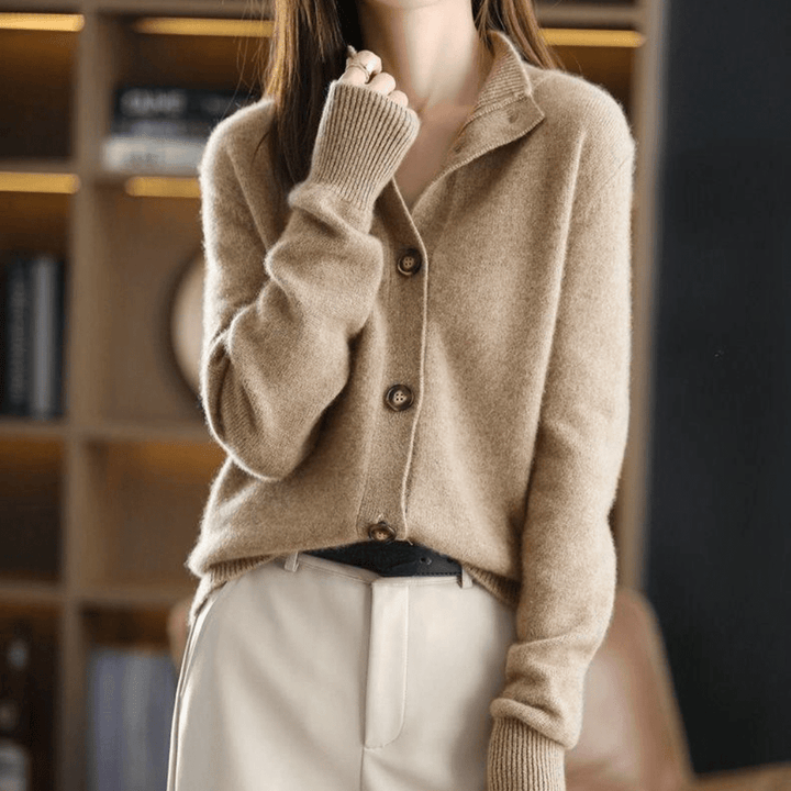 Bella|Luxurious Cashmere Knit Cardigan