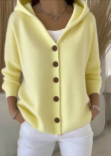 Amelia | Elegant Hooded Cardigan