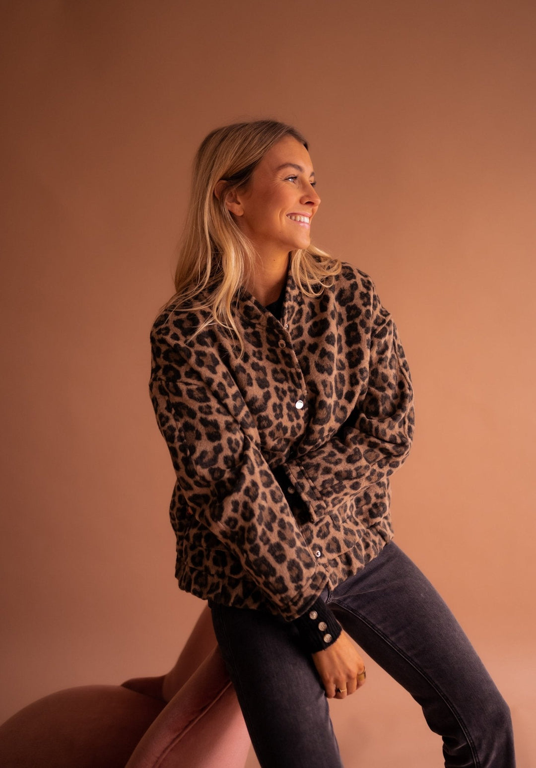 Luna | Trendy Women's Jacket with Leopard Print
