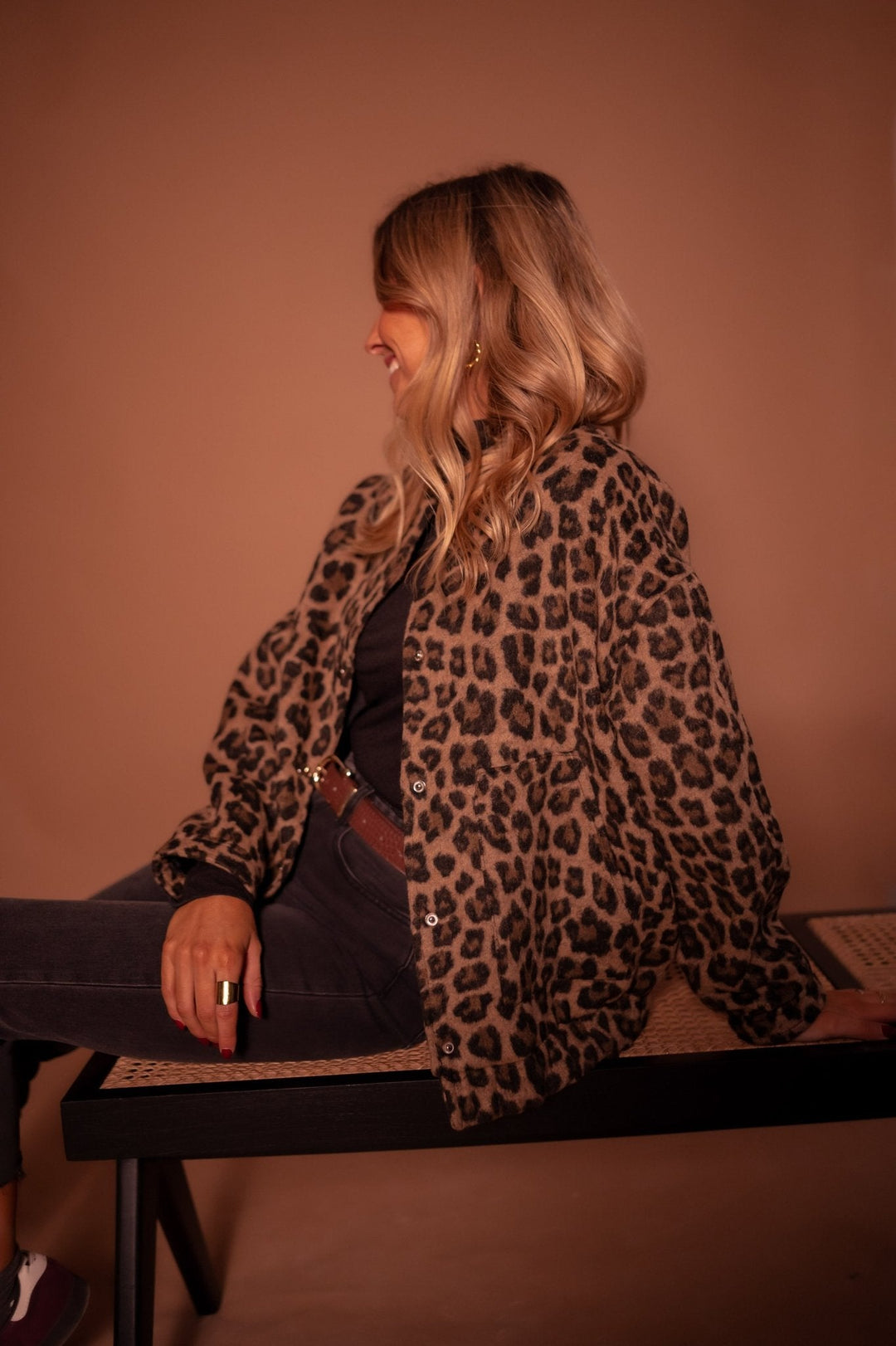 Luna | Trendy Women's Jacket with Leopard Print